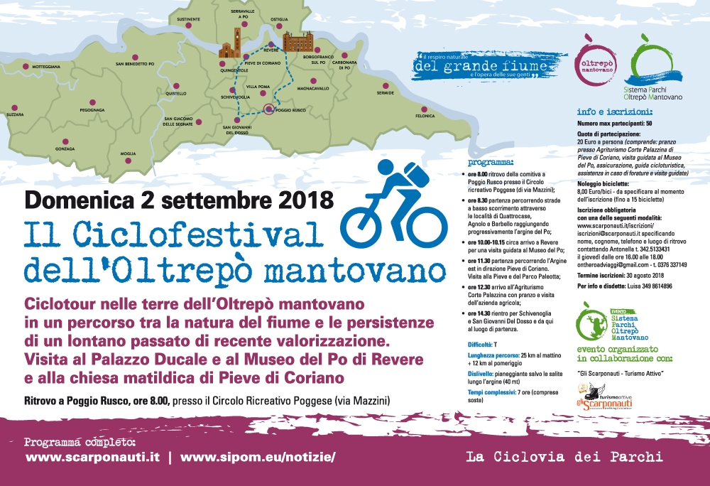 Ciclofestival dei Parchi dell’Oltrepò Mantovano 2018