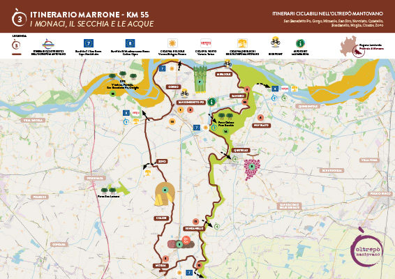 Itinerari ciclabili dell’Oltrepò Mantovano