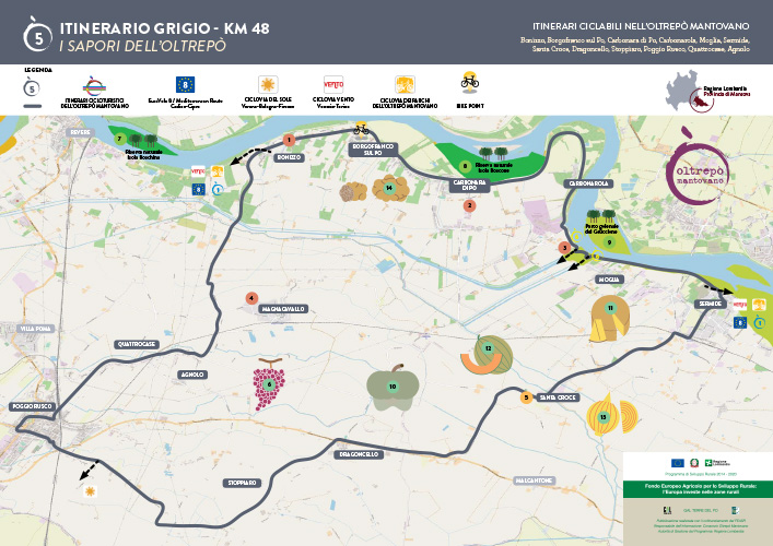 Itinerari ciclabili dell’Oltrepò Mantovano