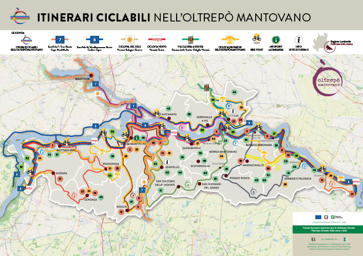 Itinerari ciclabili dell’Oltrepò Mantovano